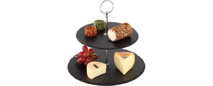 Etagere 2-stufig 200 mm / 250 mm / 240 mm hoch