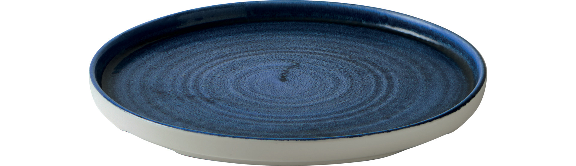 Teller Chefs flach mit Steilrand 260 mm Ultramarine