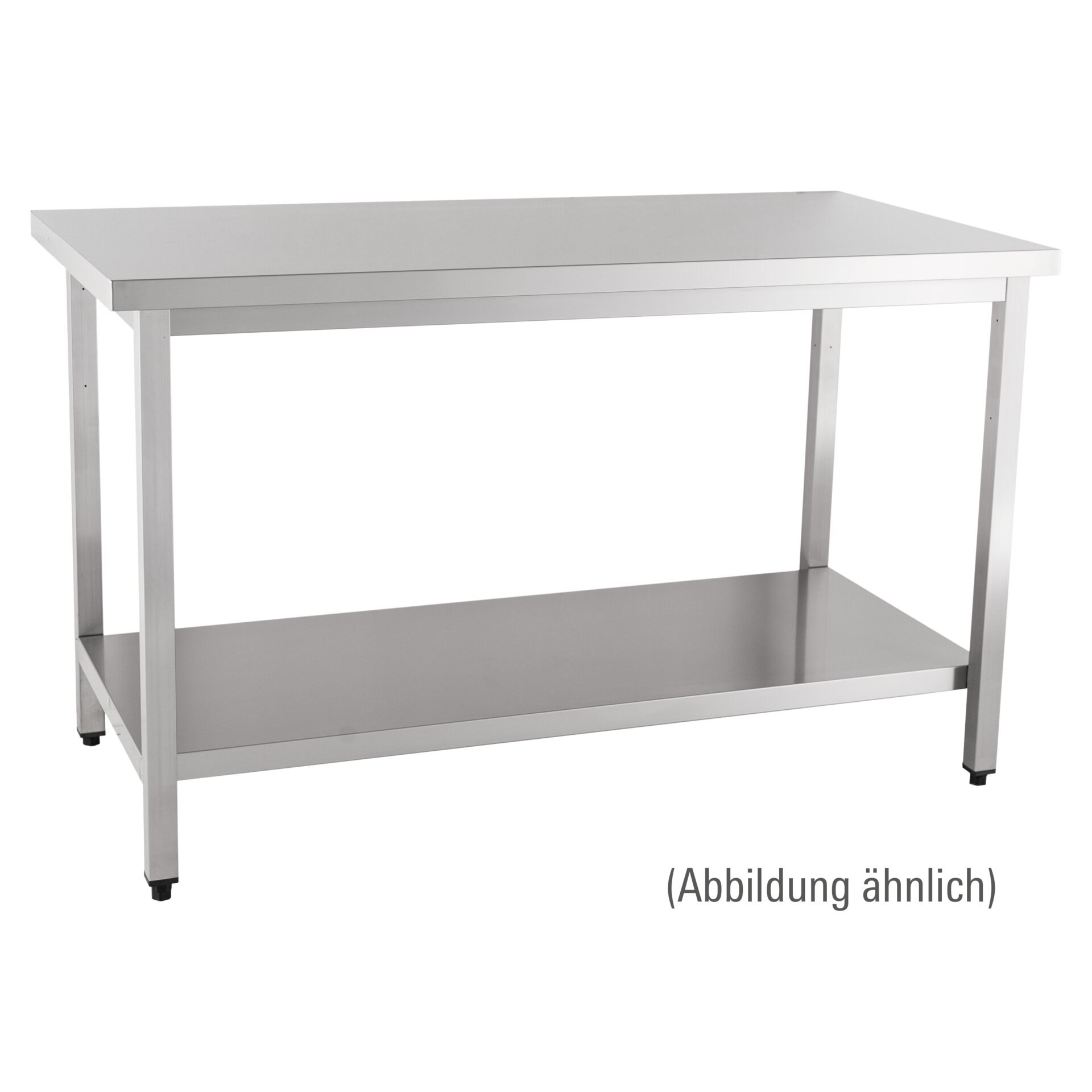 Arbeitstisch zur Selbstmontage mit Boden ohne Aufkantung 1600 x 600 x 850 mm