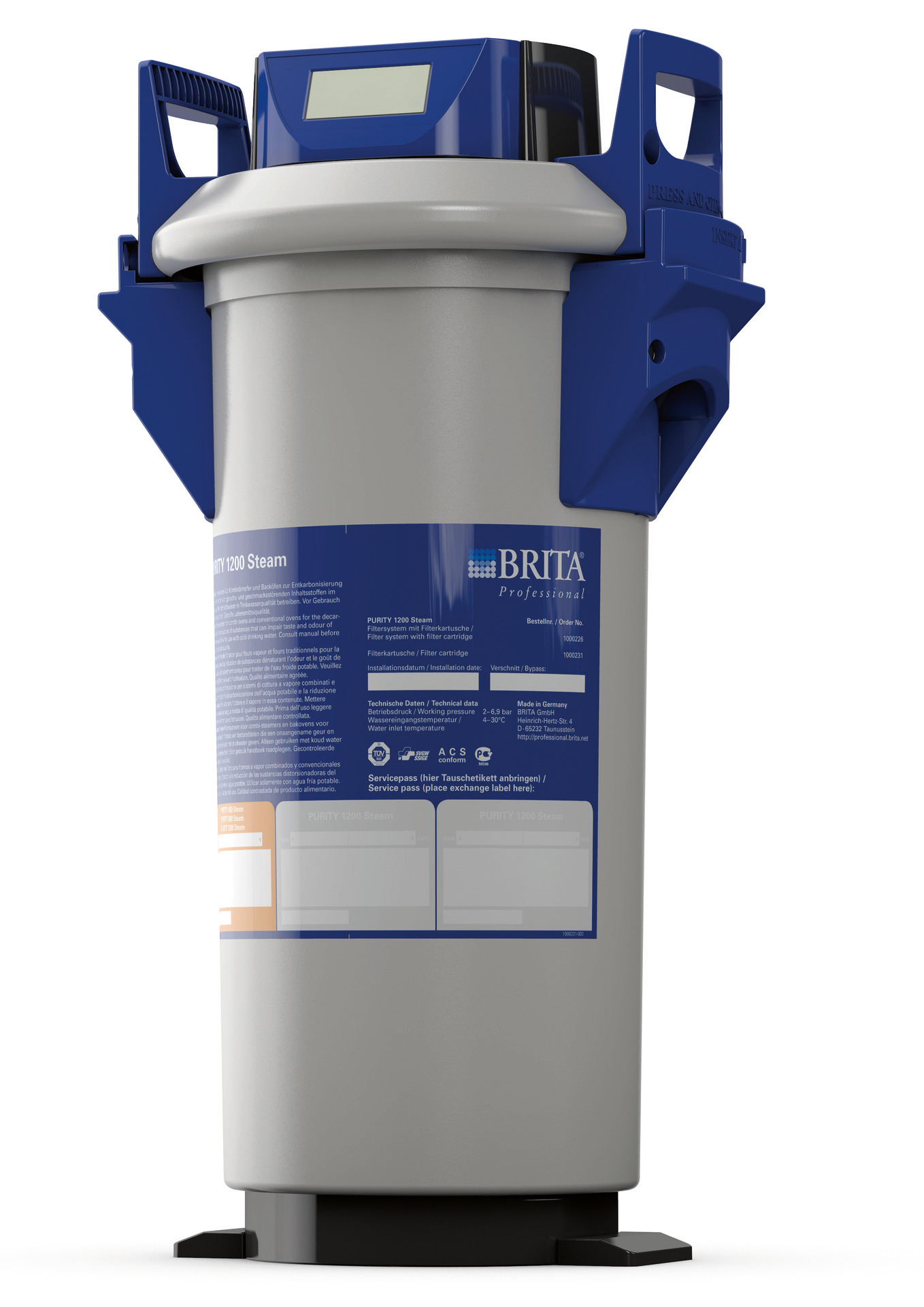 Filtersystem Purity 1200 Steam mit MAE