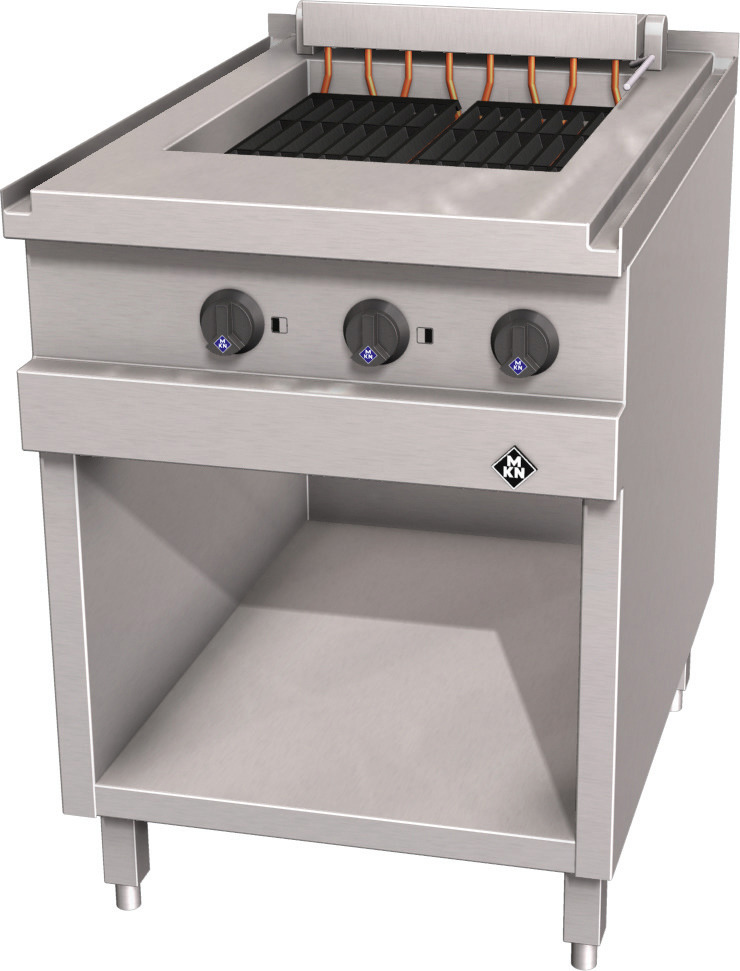 Elektro-Infra Grill 2 Heizzonen /  Optima 850 / Grillfäche 380 x 470 mm