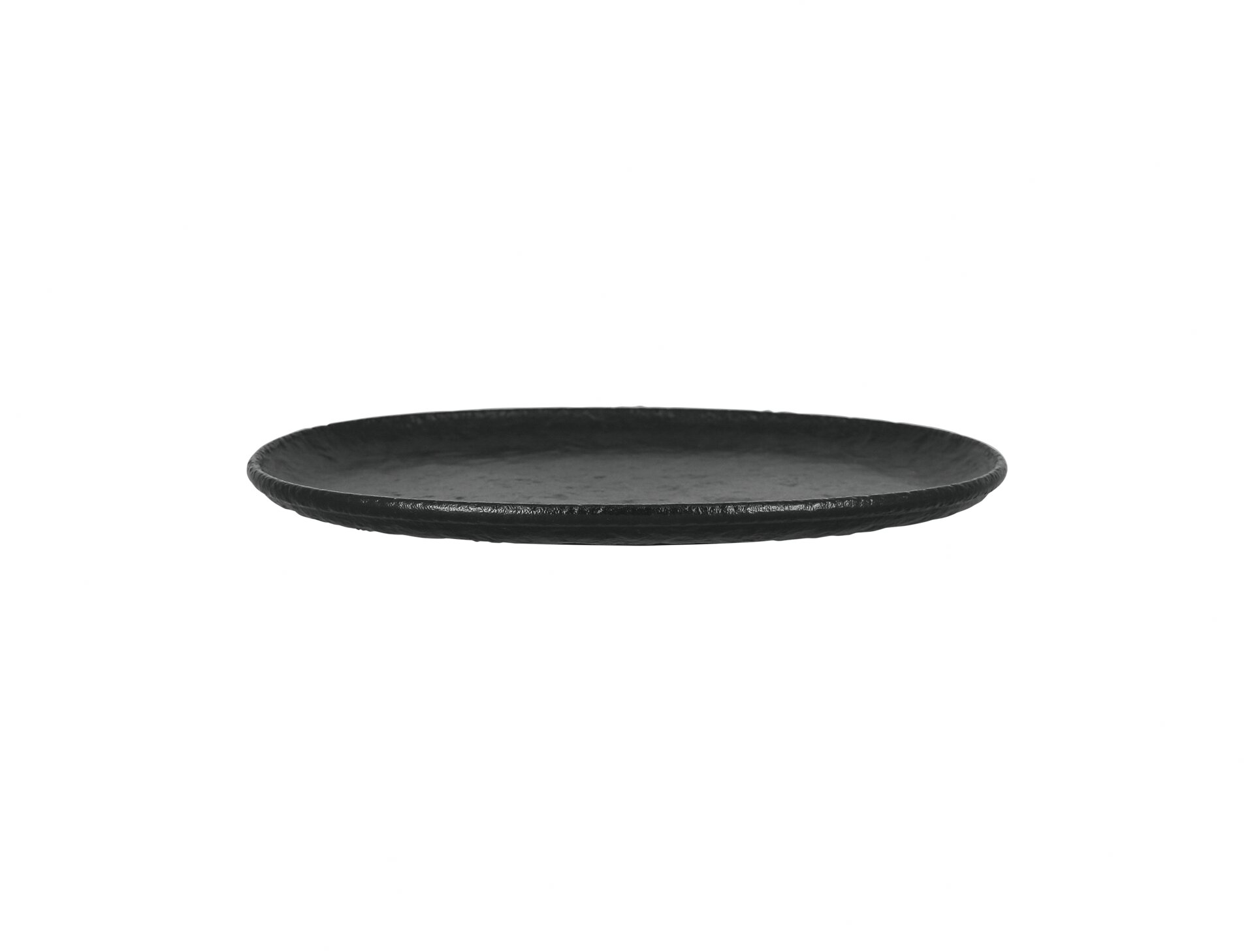 Coupplatte oval 320 x 235 mm schwarz