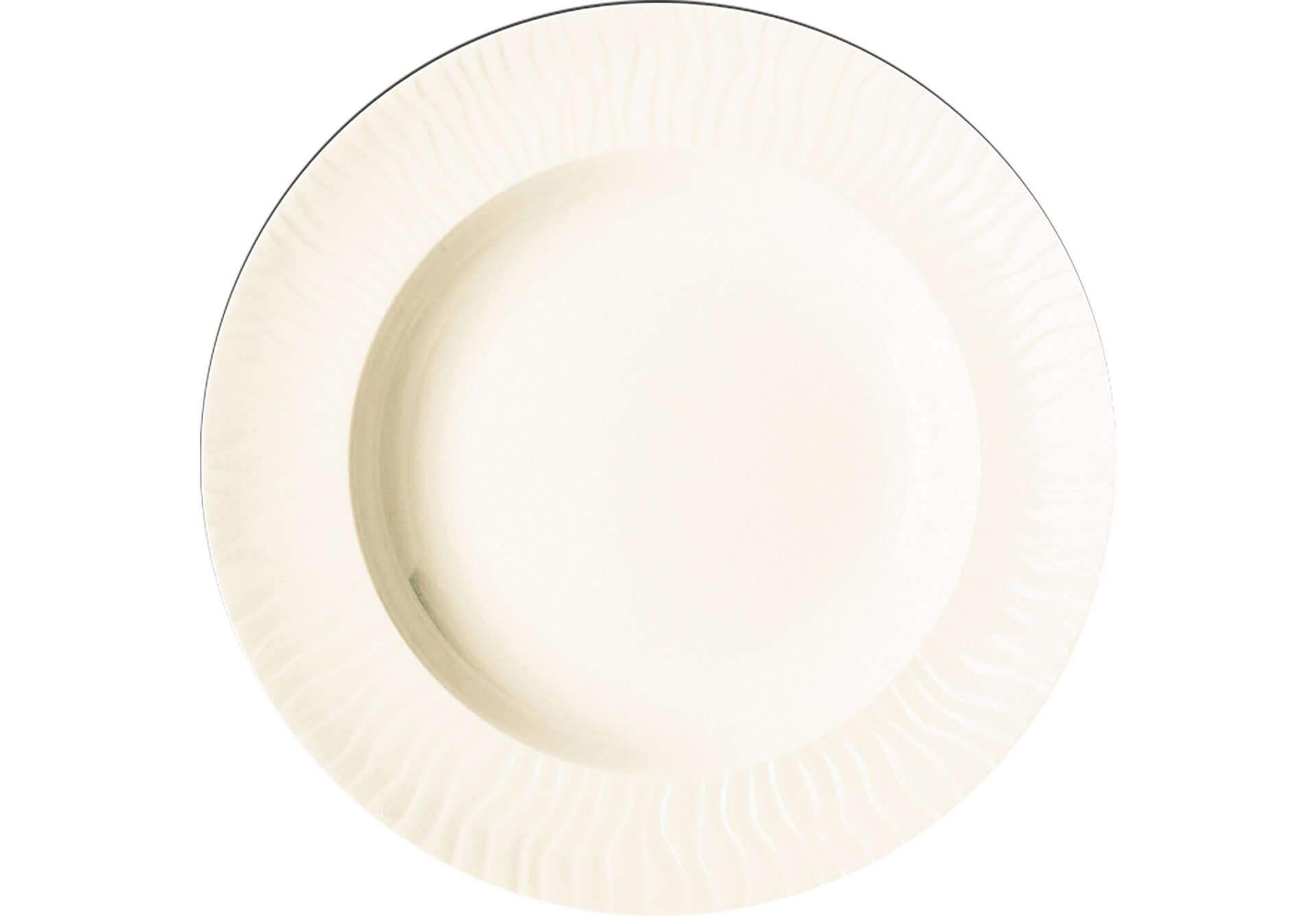 Teller tief rund 300 mm crème