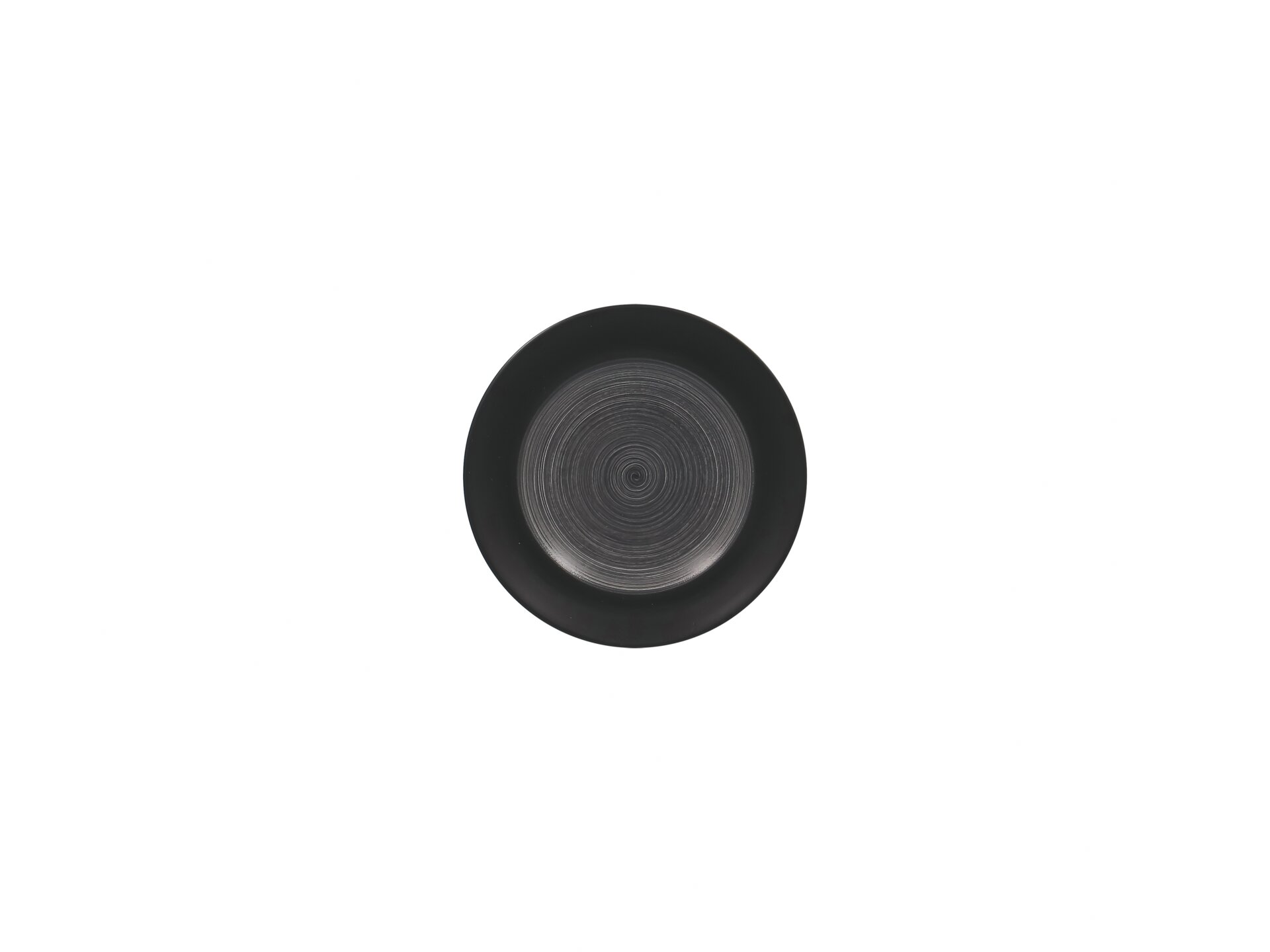 Teller flach rund 150 mm grau