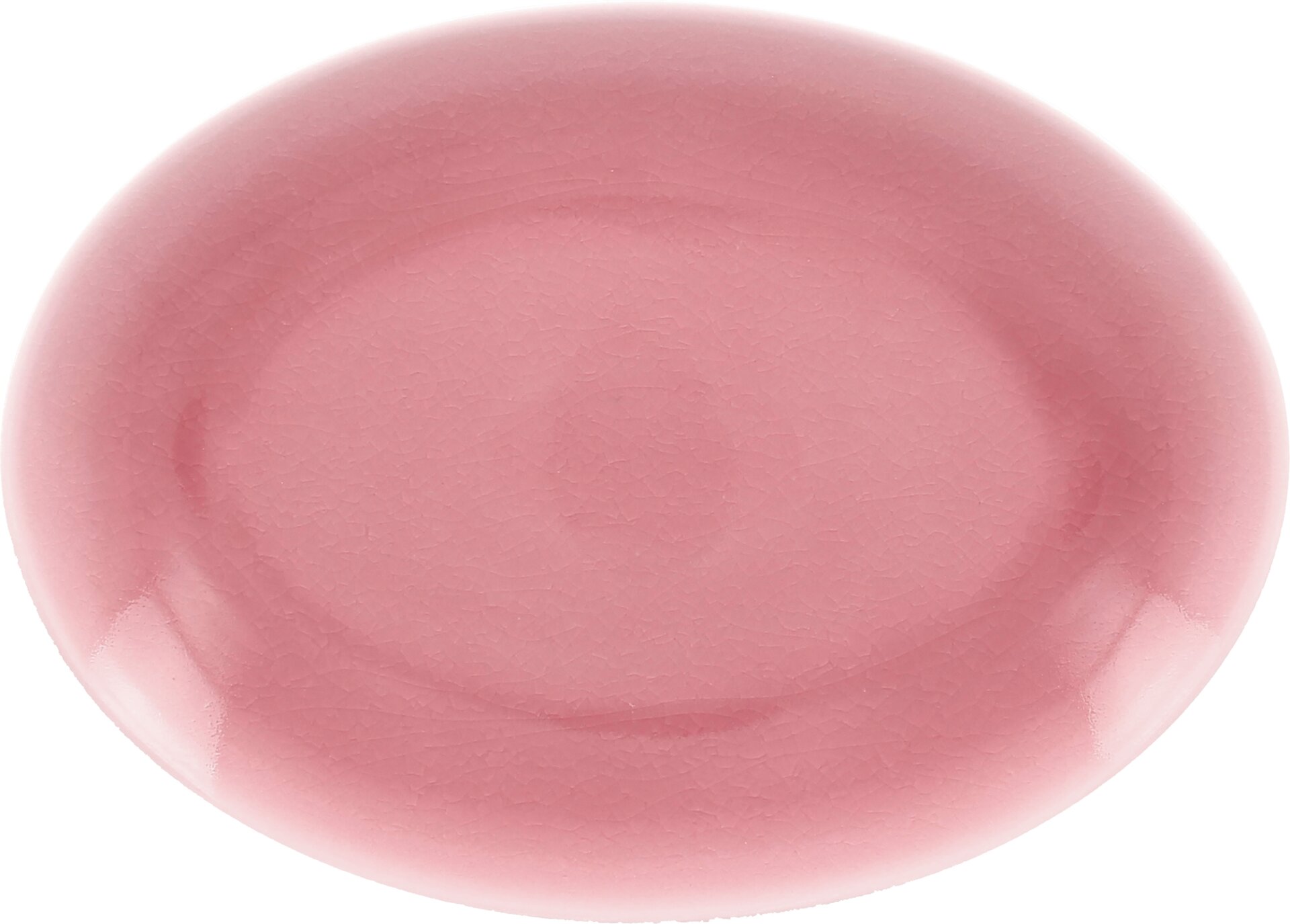 Platte oval 360 x 270 mm plain-pink Vintage