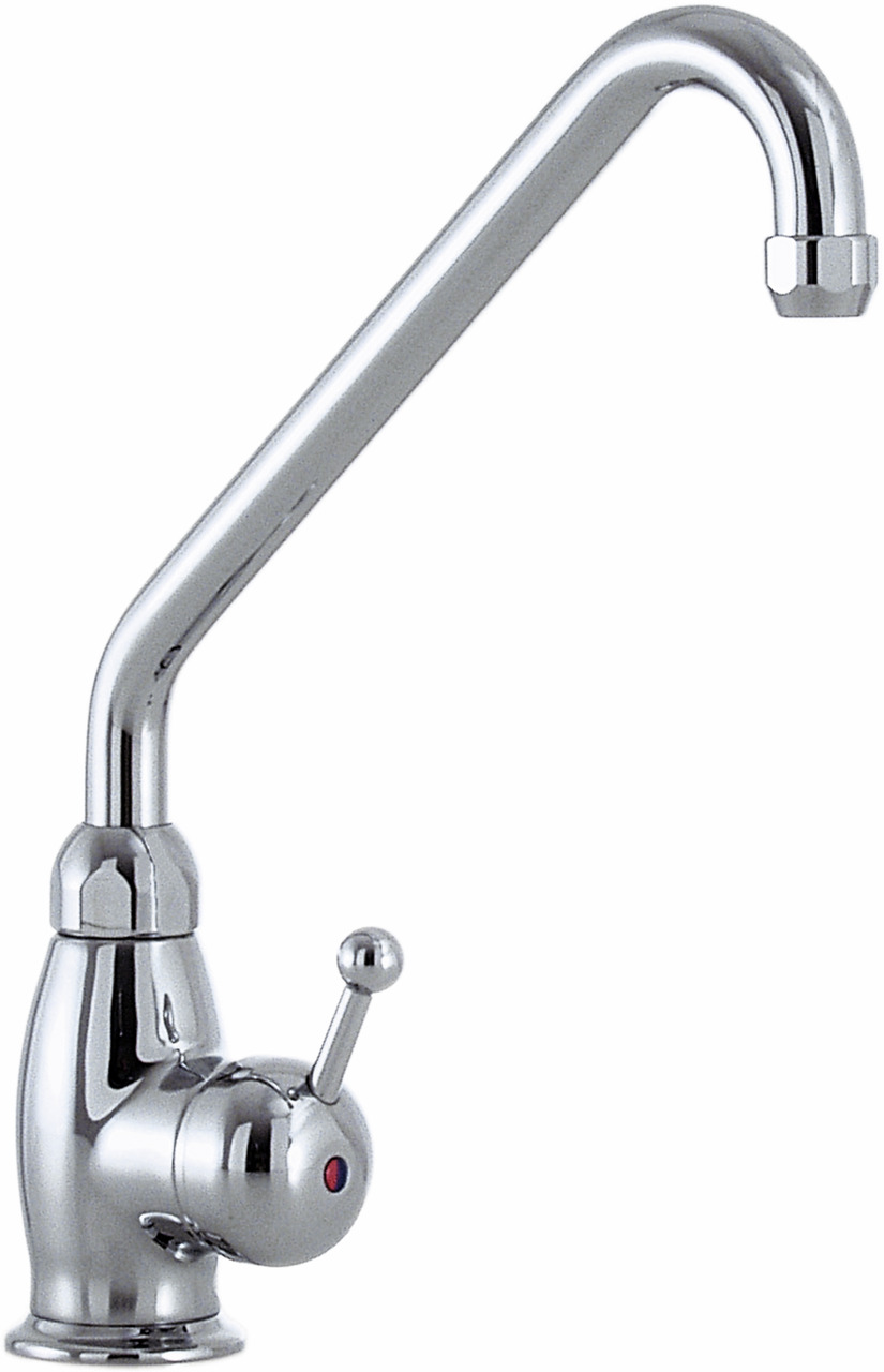 Einlocharmatur Einhebelmischbatterie mit Schwenkhahn H=385 mm Einlocharmatur Einhebelmischbatterie mit Schwenkhahn H=385 mm