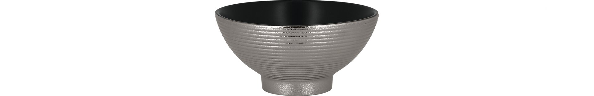 Schale rund mit Reliefdekor 120 mm / 0,28 l silver
