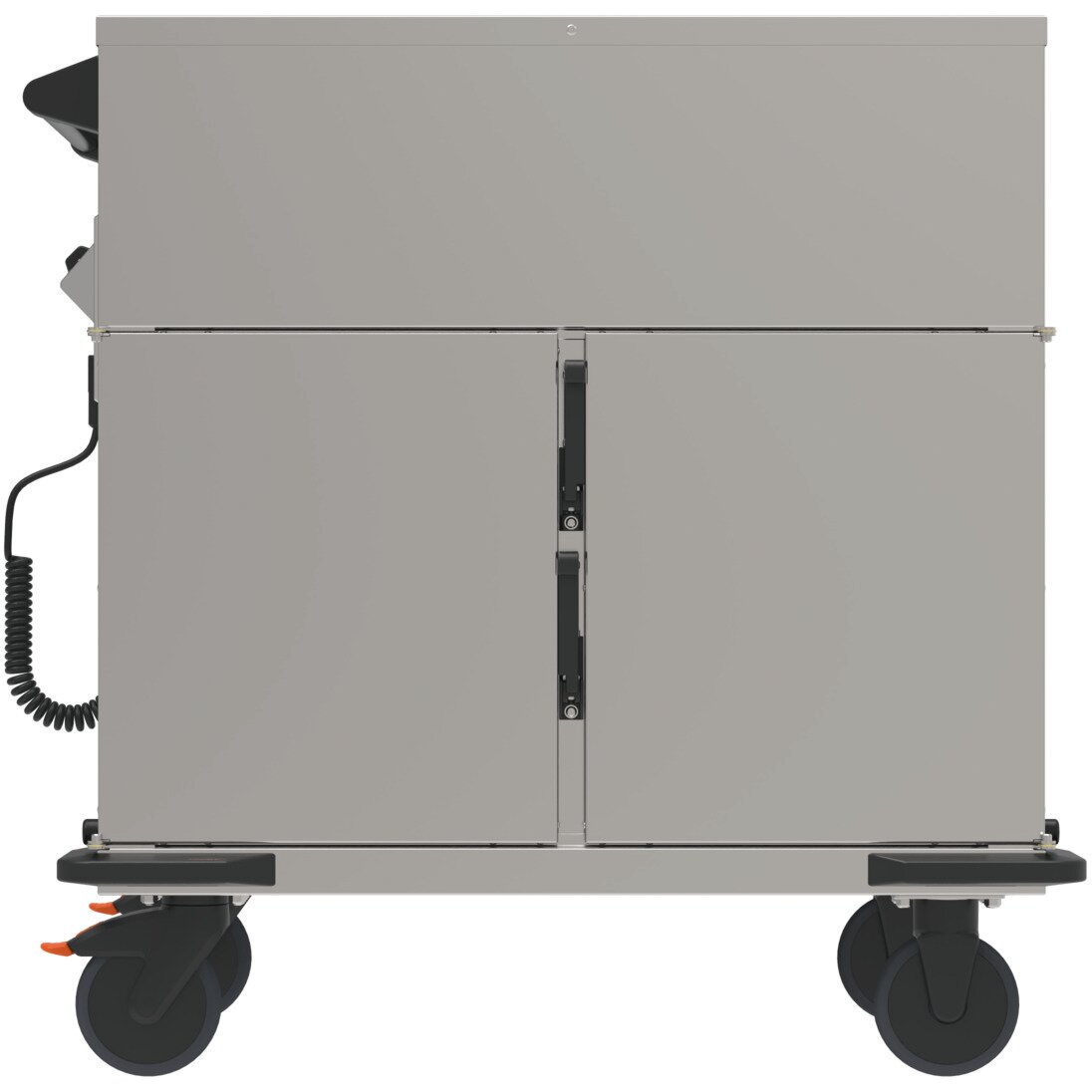 Speisenausgabewagen 2 Fächer je 8 Einschübe / beheizt /mit Warmhaltebecken
