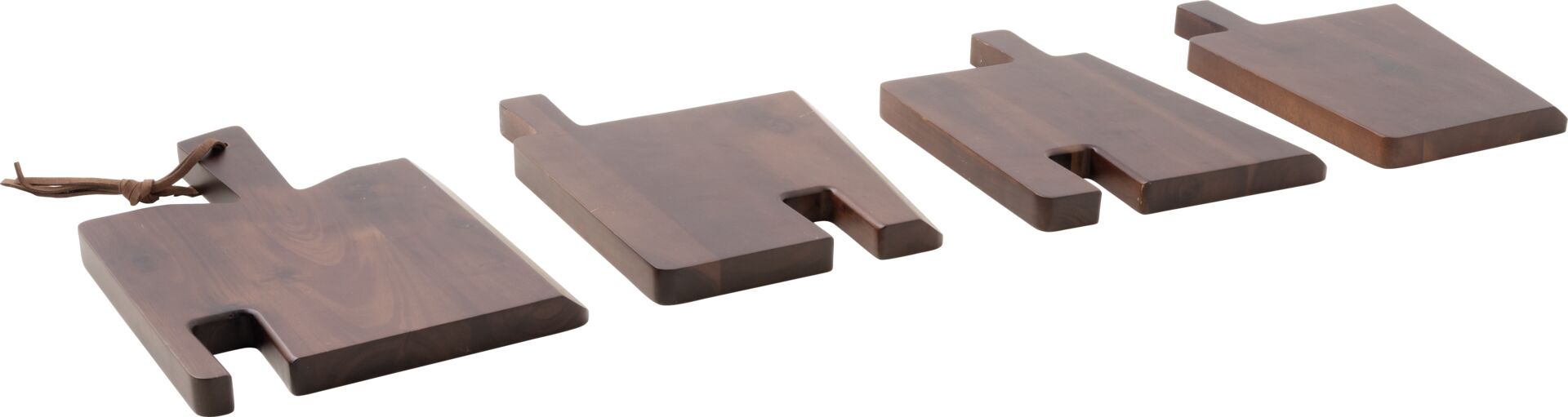 Akazienholzbretter, 4-tlg.Set