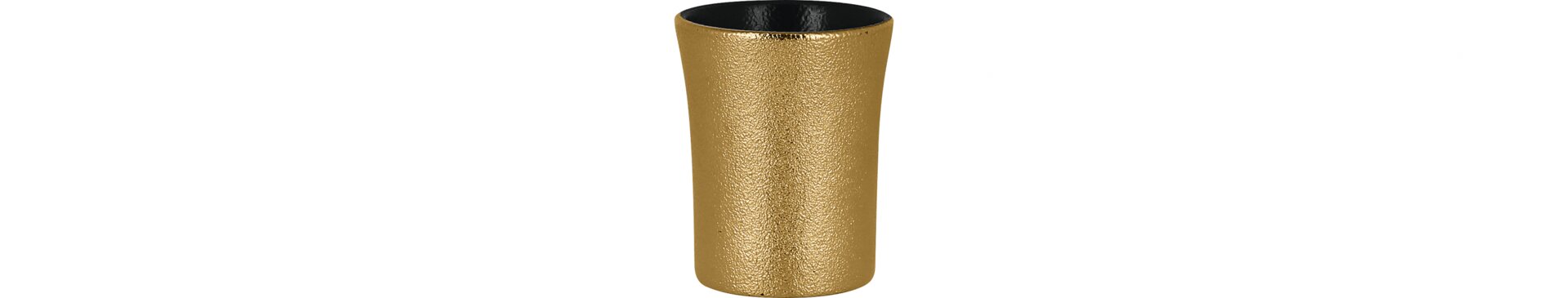Tasse ohne Henkel 60 mm / 0,09 l gold