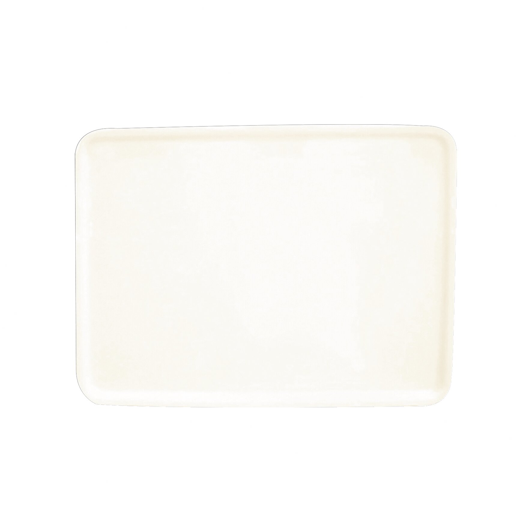 Platte rechteckig 410 x 300 mm creme