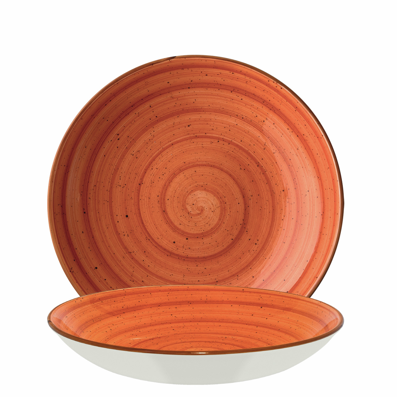 Teller tief Bloom 250 mm / 1,30 l Aura Terracotta