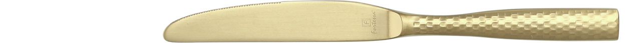 Dessertmesser Monobloc 214 mm gold matt Lucca Facet gold