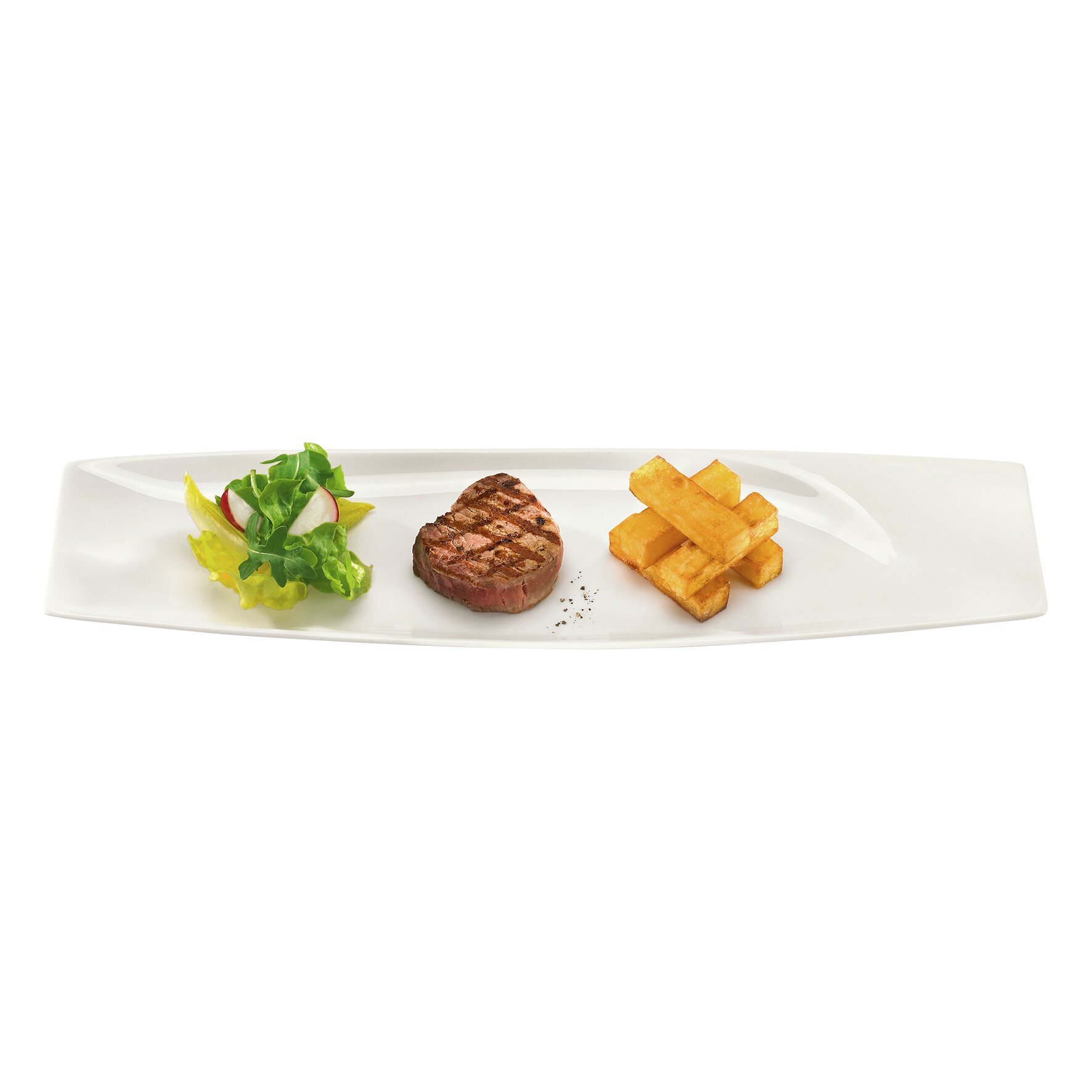 Platte baguette 500 x 110 mm creme Mazza