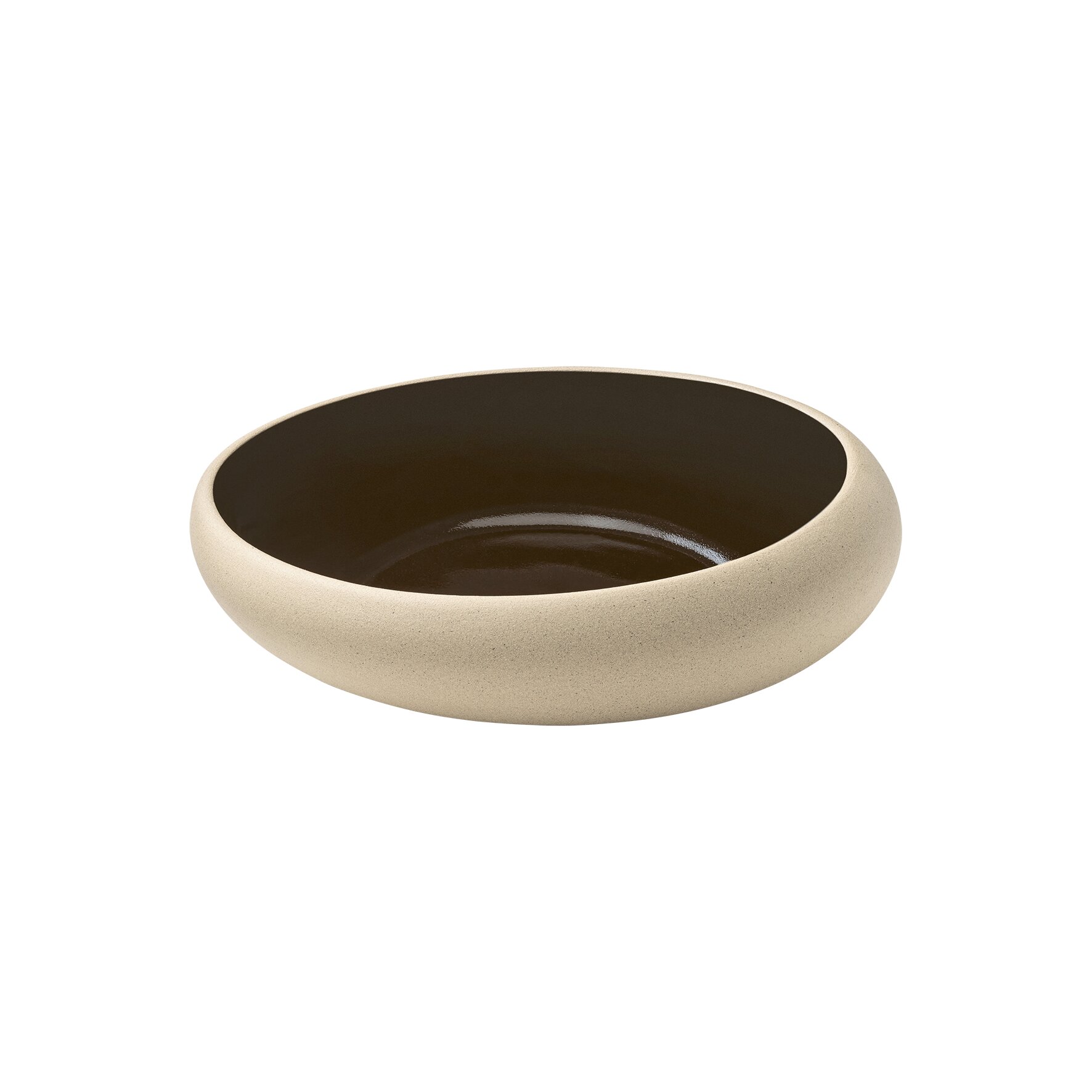 Coupteller halbtief rund 170 mm schwarz Embrace