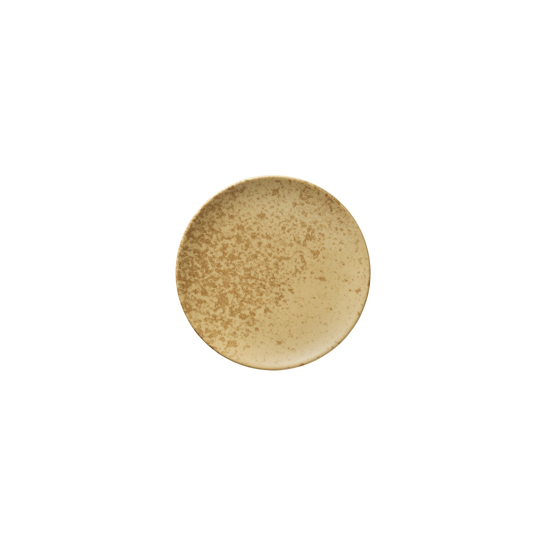 Coupteller flach 150 mm dark yellow