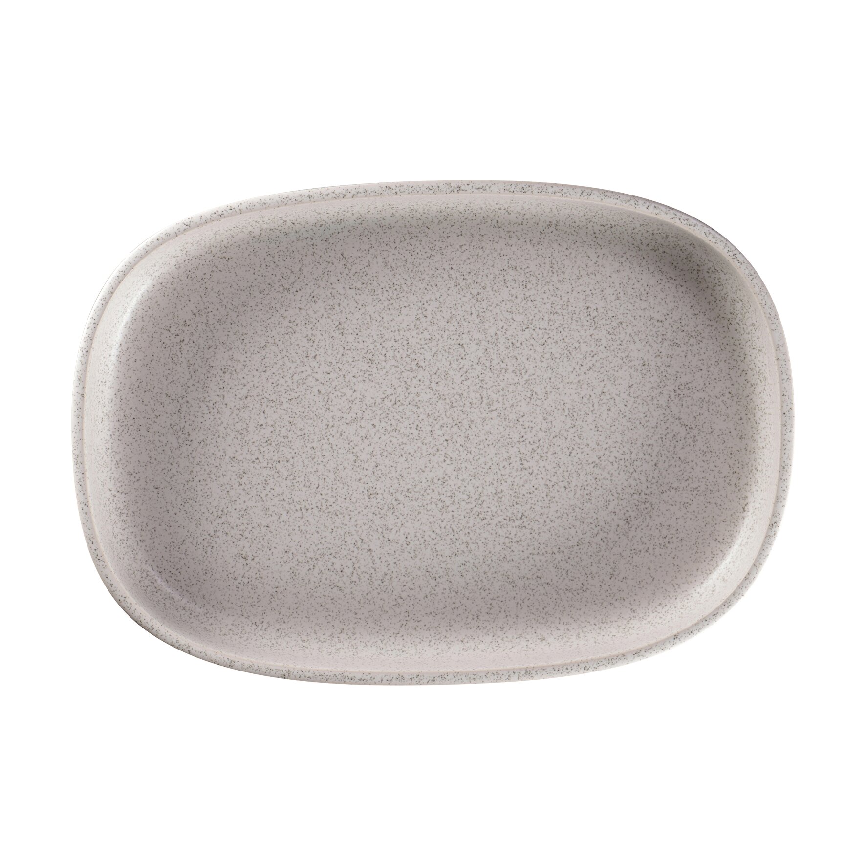 Platte oval tief 332 x 232 mm / 1,95 l clay grey Ease Clay Grey