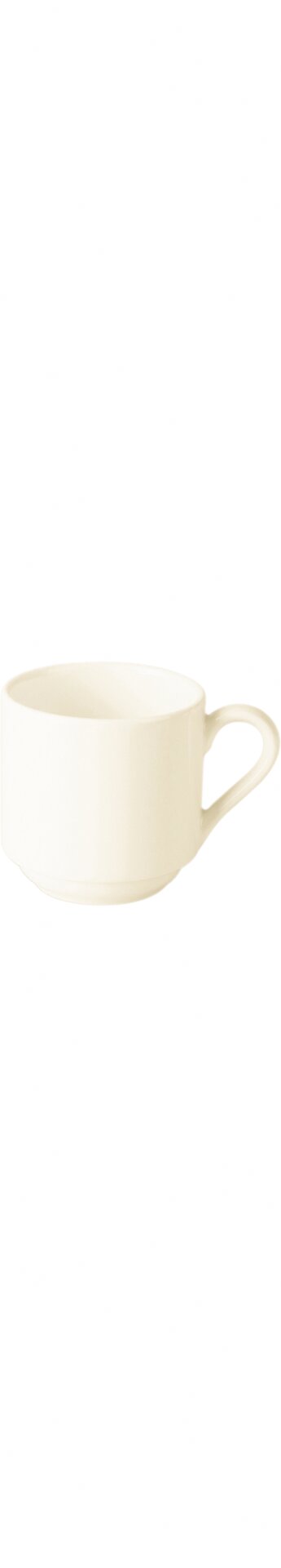 Tasse stapelbar hoch 70 mm / 0,20 l creme Banquet