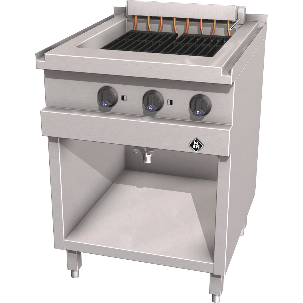 Elektro-Infra-Grill 2 Heizzonen / Optima 700 / Grillfläche 380 x 470 mm