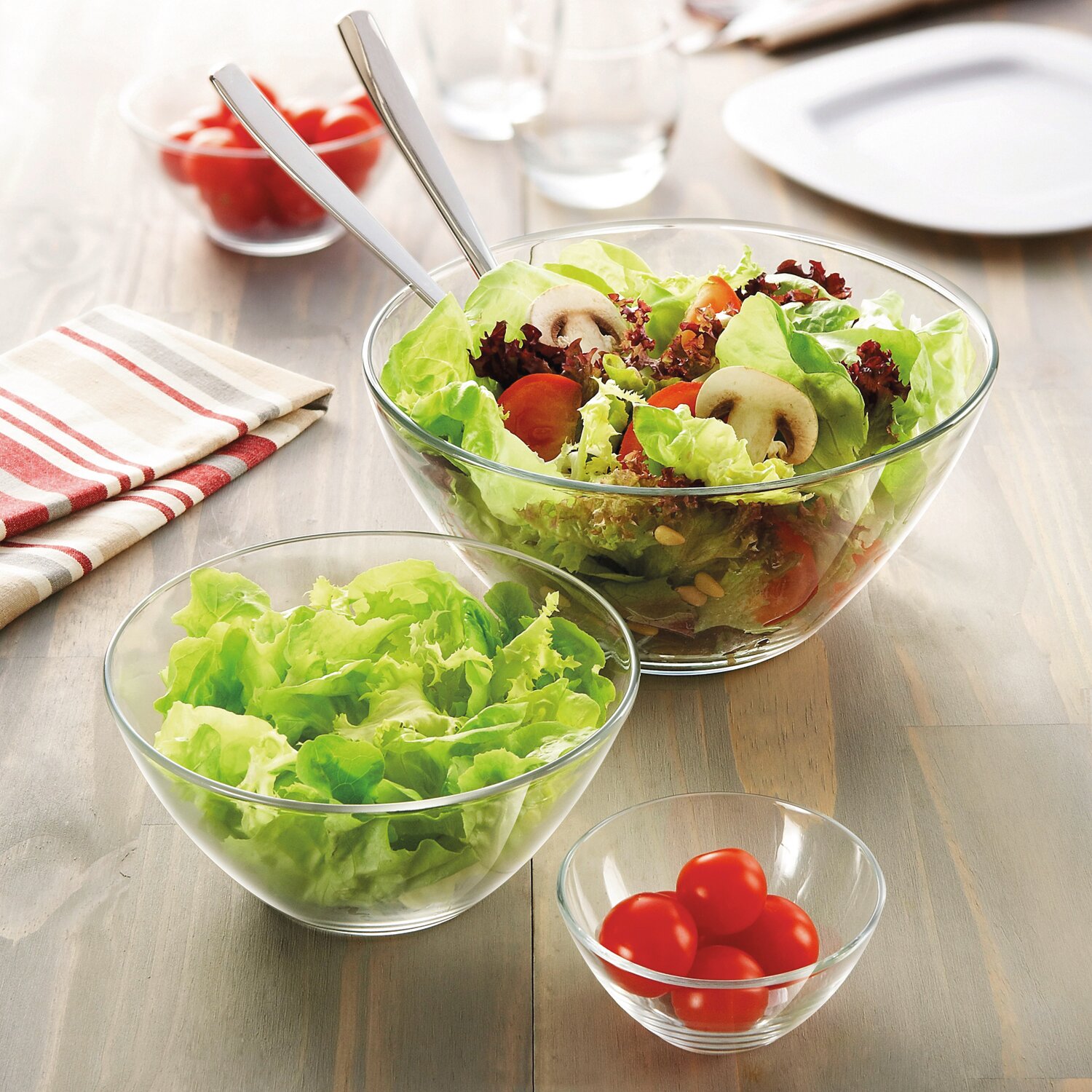 Salatschale 140 mm / 0,45 l transparent
