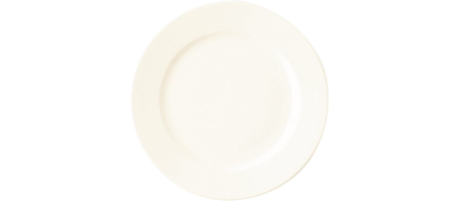 Teller flach 200 mm creme Banquet