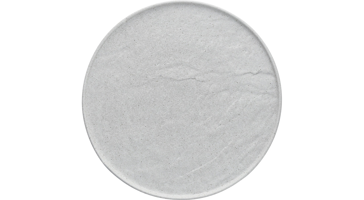 Teller flach rund 220 mm grau Nature Light