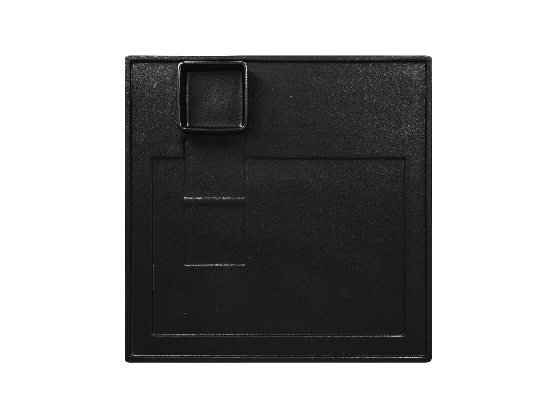 Platte quadratisch Kemuri 300 x 300 mm schwarz