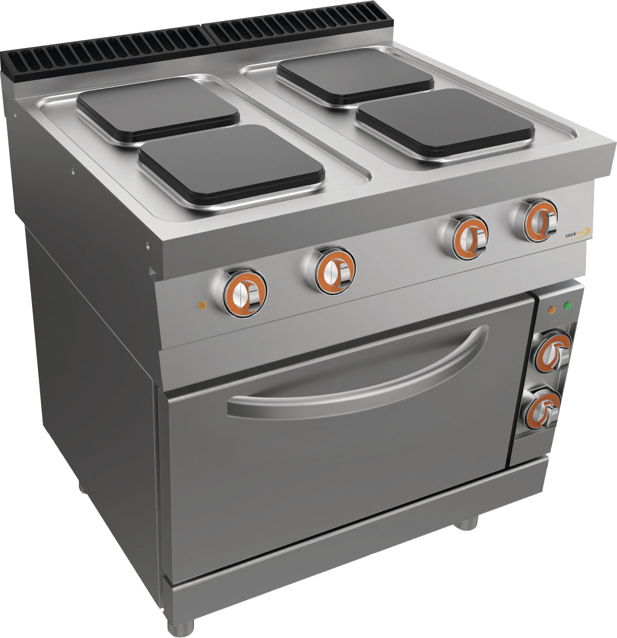 Elektro-Herd, 4 Platten, mit Elektro-Backofen