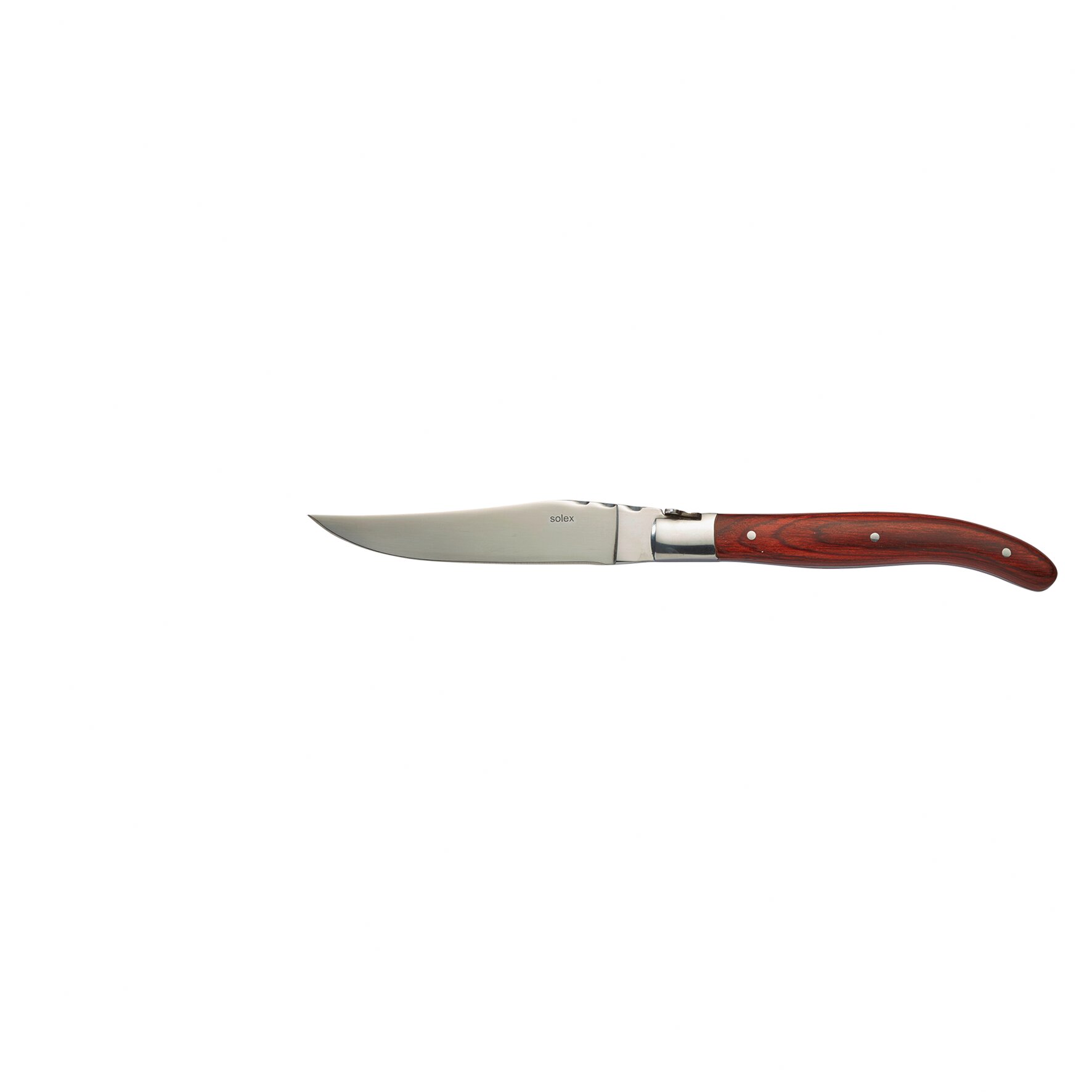 Steakmesser 224 mm dunkler Pakka-Holzgriff