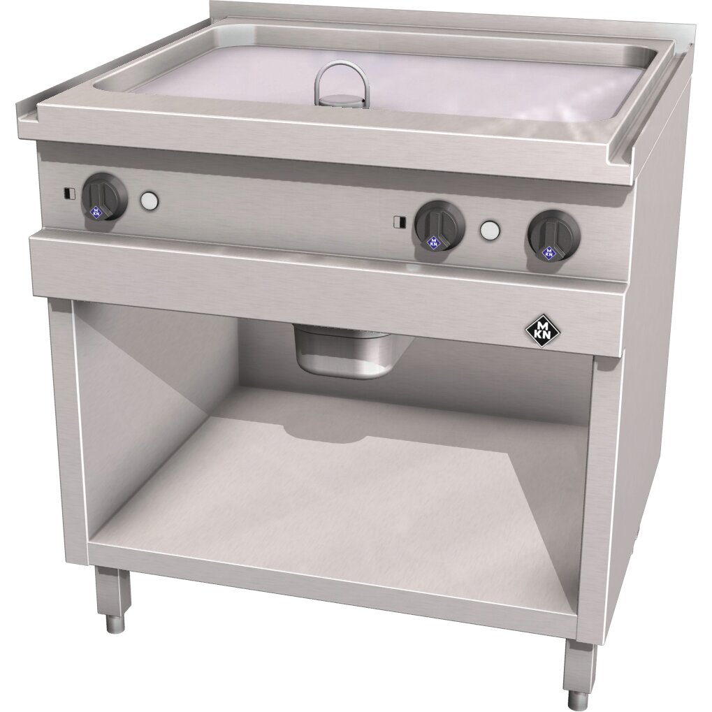 Elektro-Griddleplatte glatt / 2 Supra /  Bratfläche 705 x 545 mm