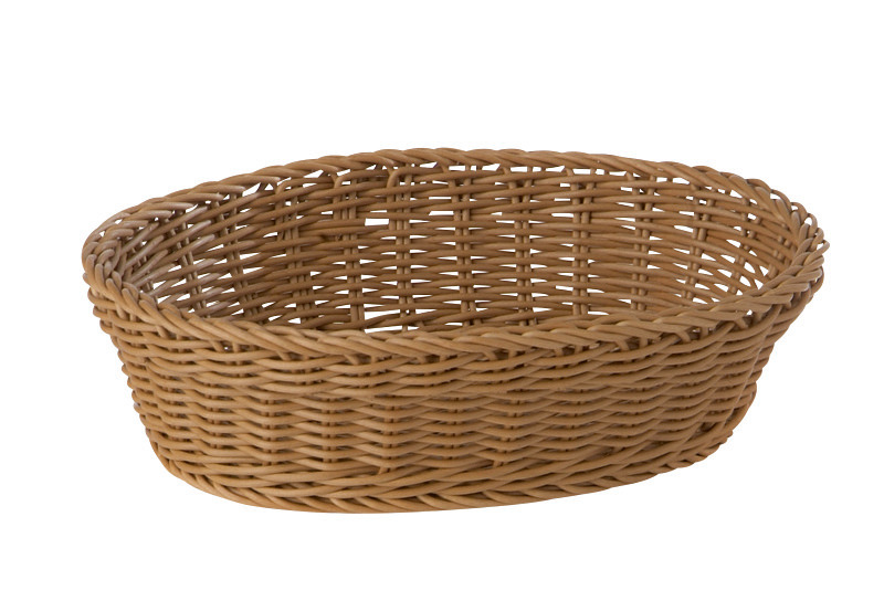 Korb oval 250 x 190 x 65 mm beige