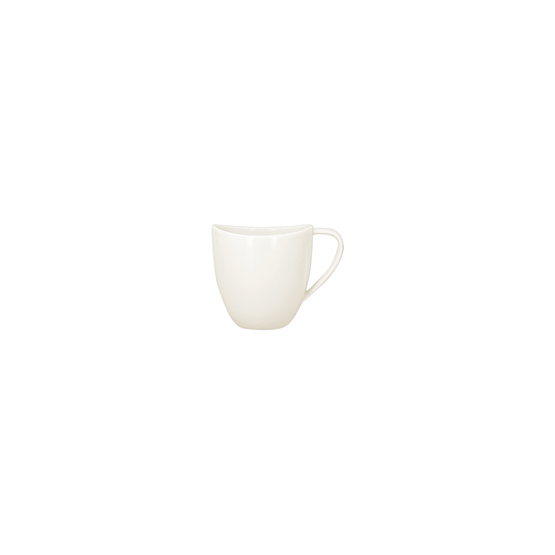 Frühstückstasse swirls 0,30 l plain-white