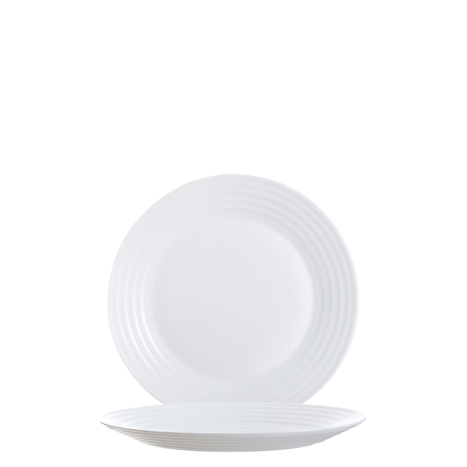 Dessertteller flach 190 mm uni weiß