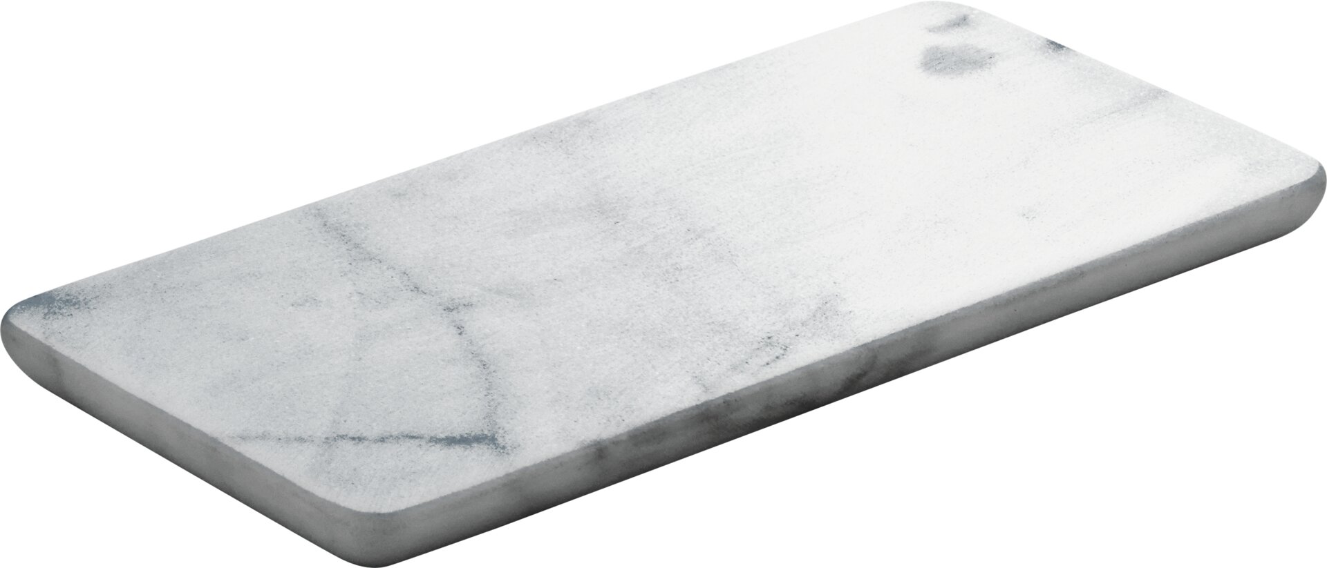 Marmorplatte eckig 180 x 90 mm weiß Ananti
