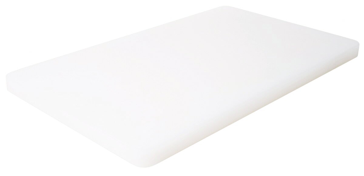 GN-Schneidbrett HACCP GN 1/1 530 x 325 x 25 mm mit Füßchen / weiß