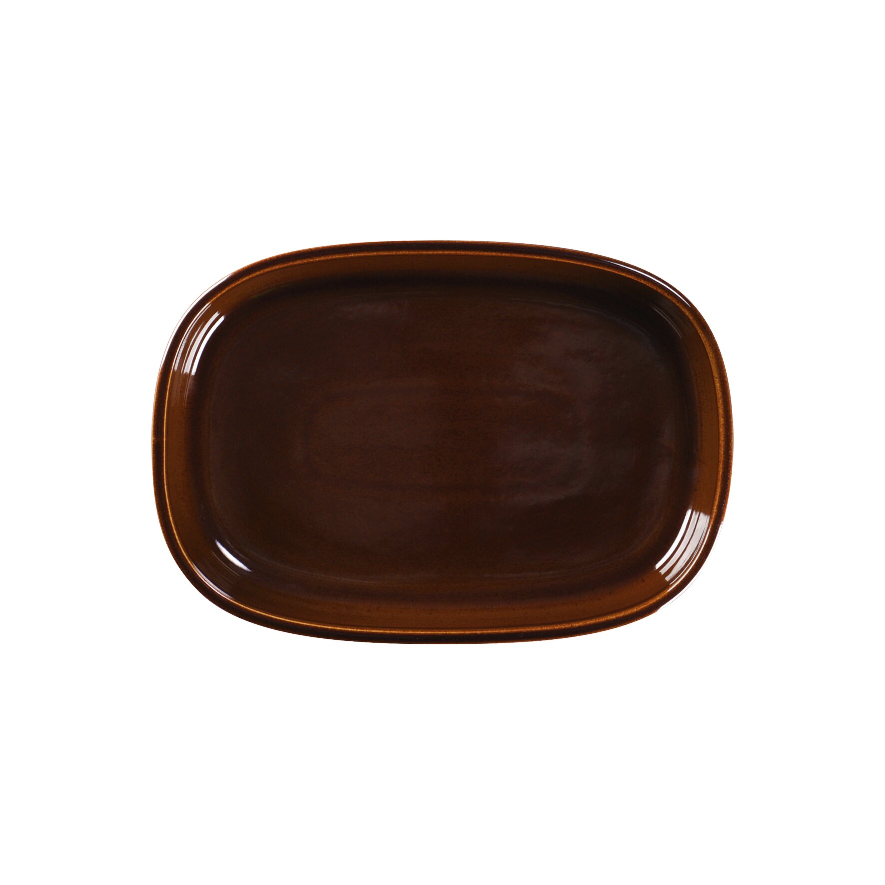 Platte oval tief 260 x 183 mm / 1,12 l honey brown Ease Honey Brown