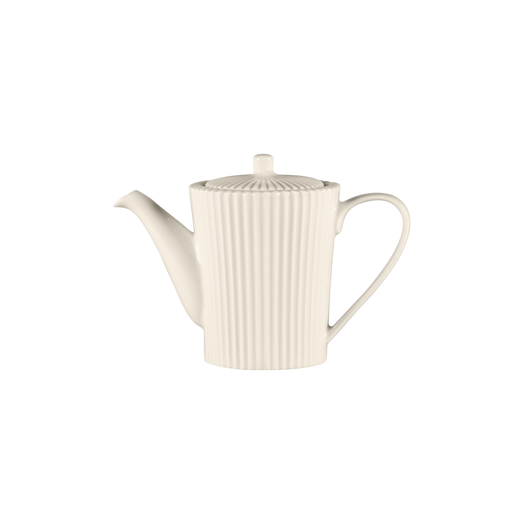 Kaffeekanne mit Deckel 102 mm / 0,48 l weiß Spectra