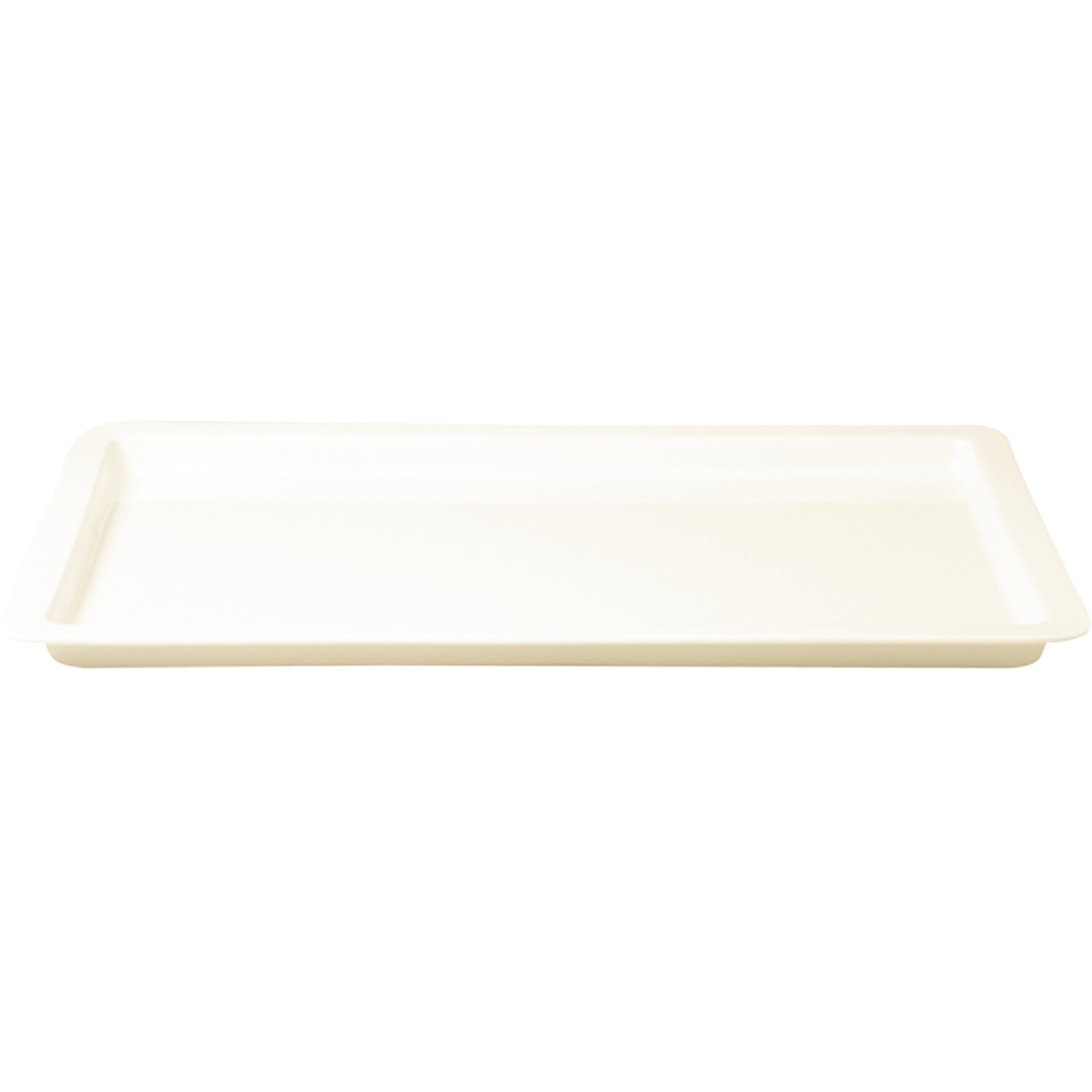 GN-Schale GN 1/1 flach 530 x 325 x 20 mm / 2,20 l creme Buffet