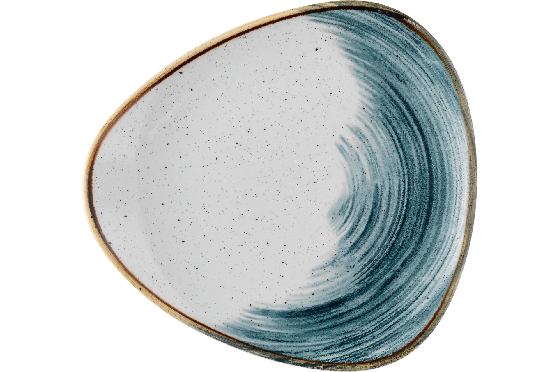 Teller Lotus dreieckig 265 mm Accents Blueberry