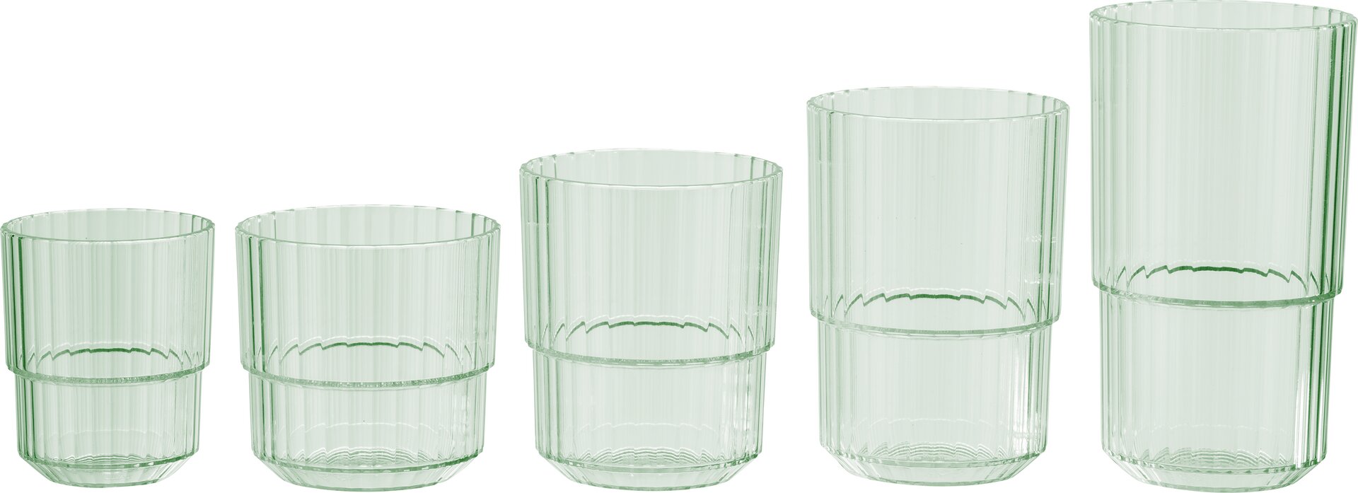Trinkbecher 0,15 l / 65 mm Tritan light green Linea