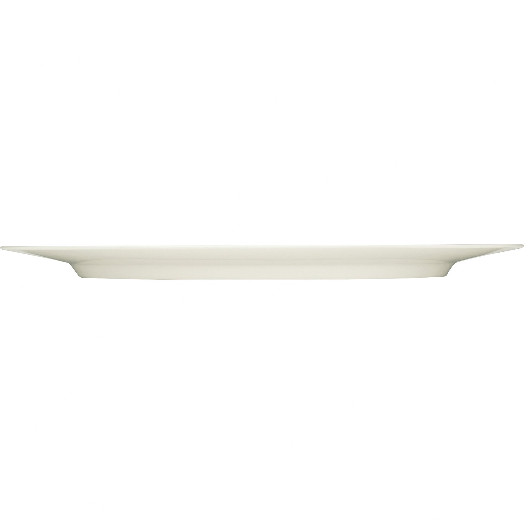 Platte oval mit Fahne 379 x 278 mm