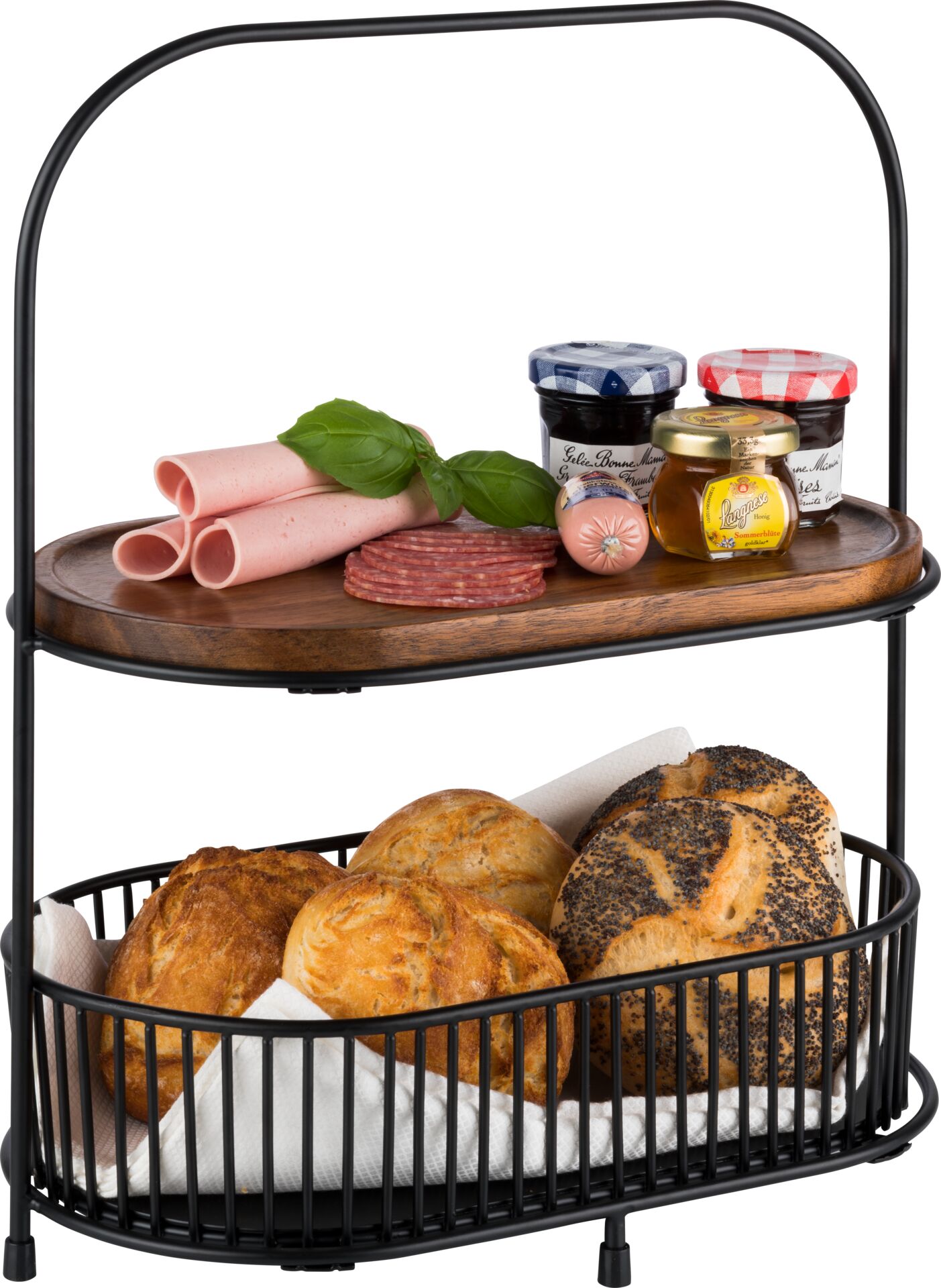 Etagere 2-stufig "All-Rounder", 5-tlg Set