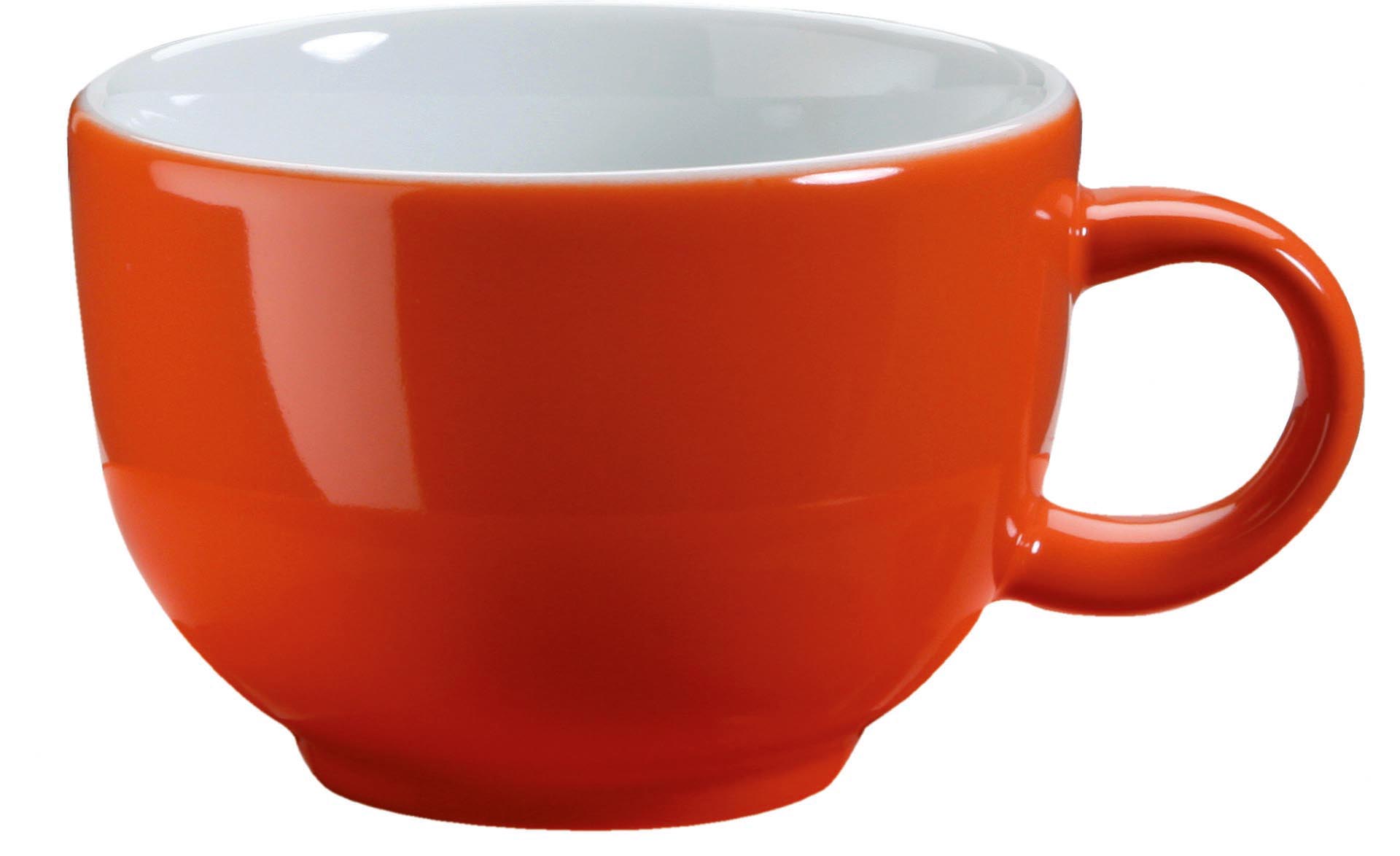 Kaffee- / Cappuccinotasse "Barista" orange Kaffee- / Cappuccinotasse "Barista" orange