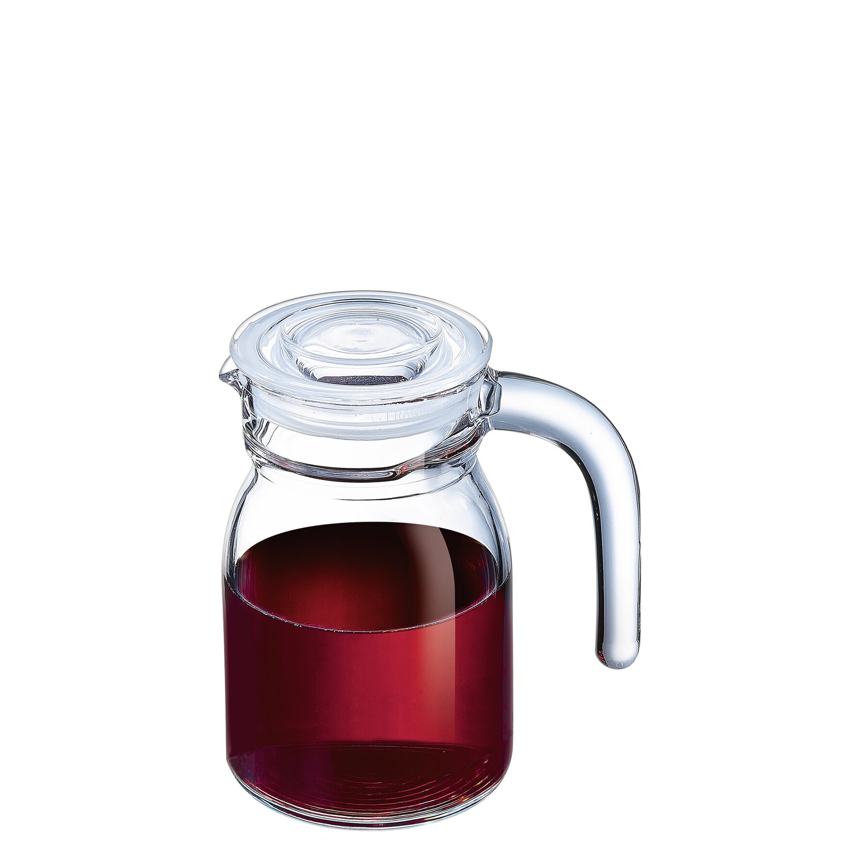 Krug mit Glasdeckel 0,50 l Spring