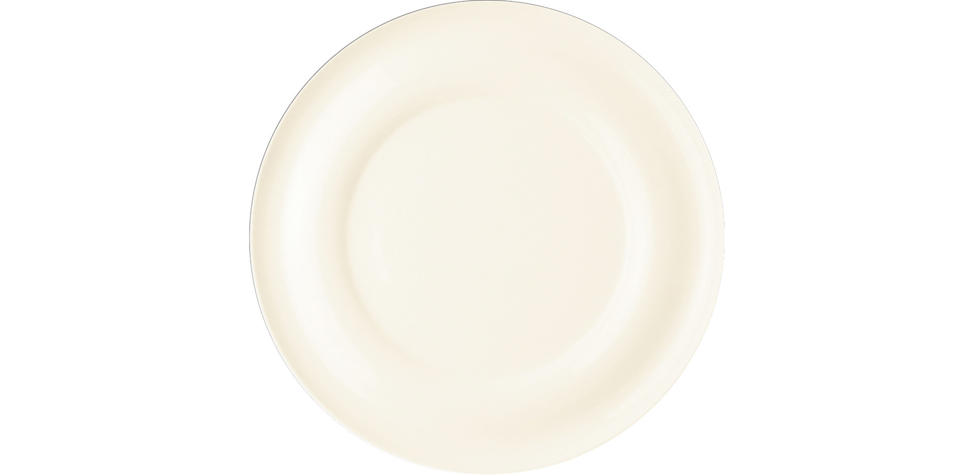 Teller flach 210 mm crème