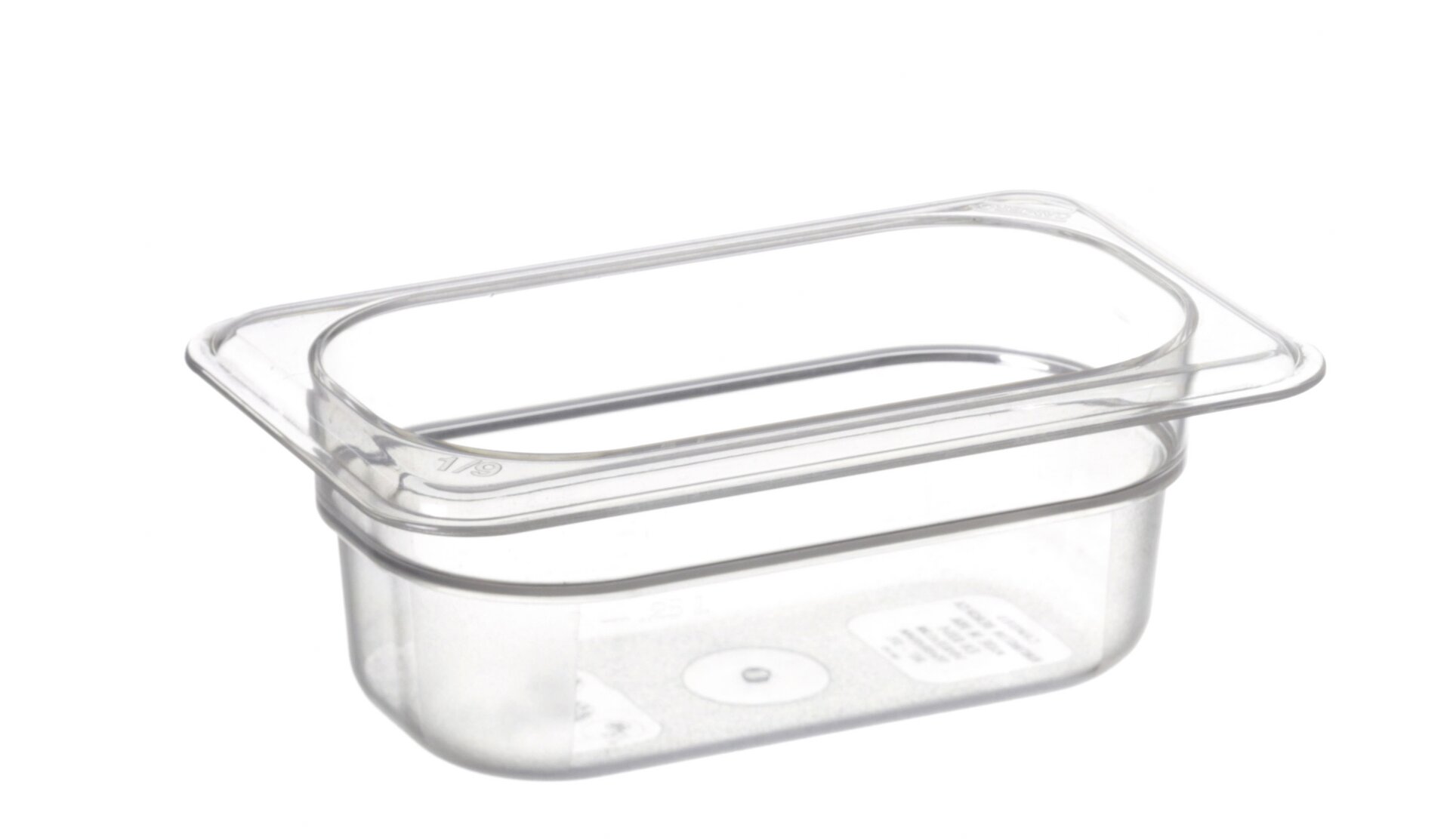 GN-Behälter GN 1/9 176 x 108 x 65 mm Polycarbonat transparent