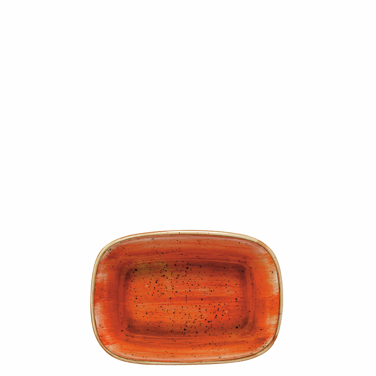 Rechteckplatte tief Gourmet 170 x 117 mm Aura Terracotta