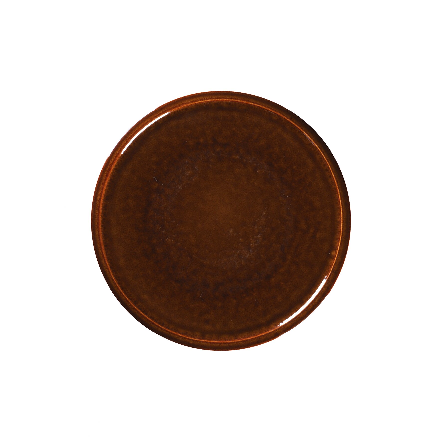 Teller flach coup 238 mm honey brown Ease Honey Brown