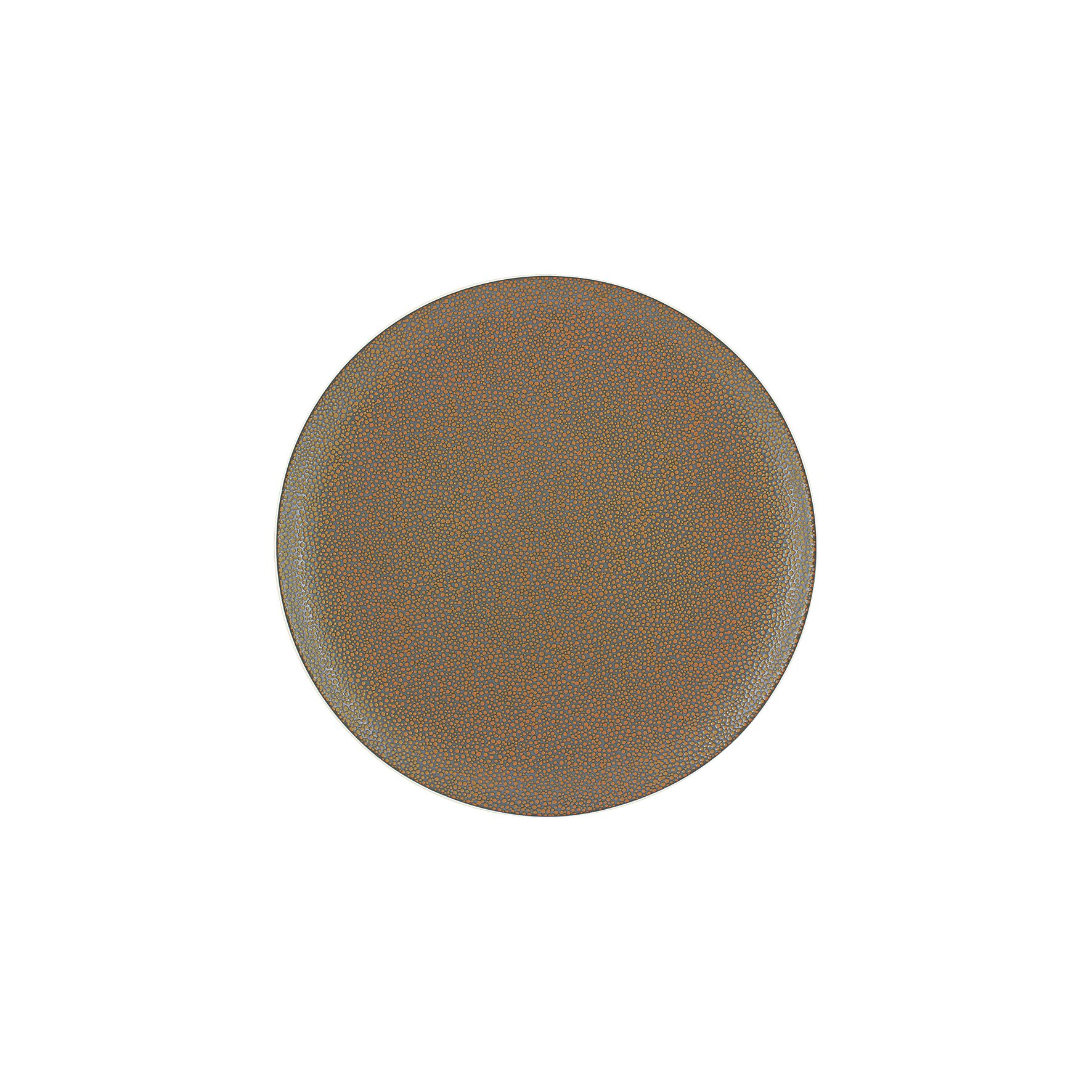 Coupteller flach rund 209 mm metallic gold