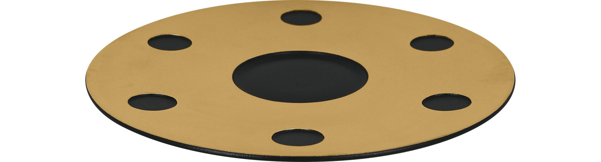Platte 310 mm gold für Kaffee-Set arabisch